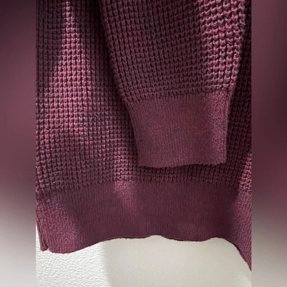 Gap Boys kids burgundy waffle knit sweater size‎ small 6/7